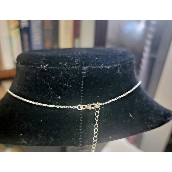 Sterling Silver & 6 Natural Sky Blue Topaz gemstones Y-Drop Collar Necklace *NEW - Picture 12 of 16